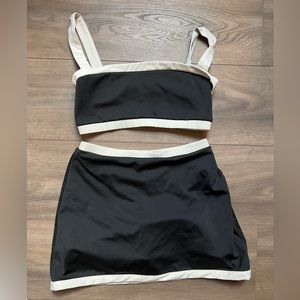 Reformation Adelina Ecomove Two Piece Set- Size Small